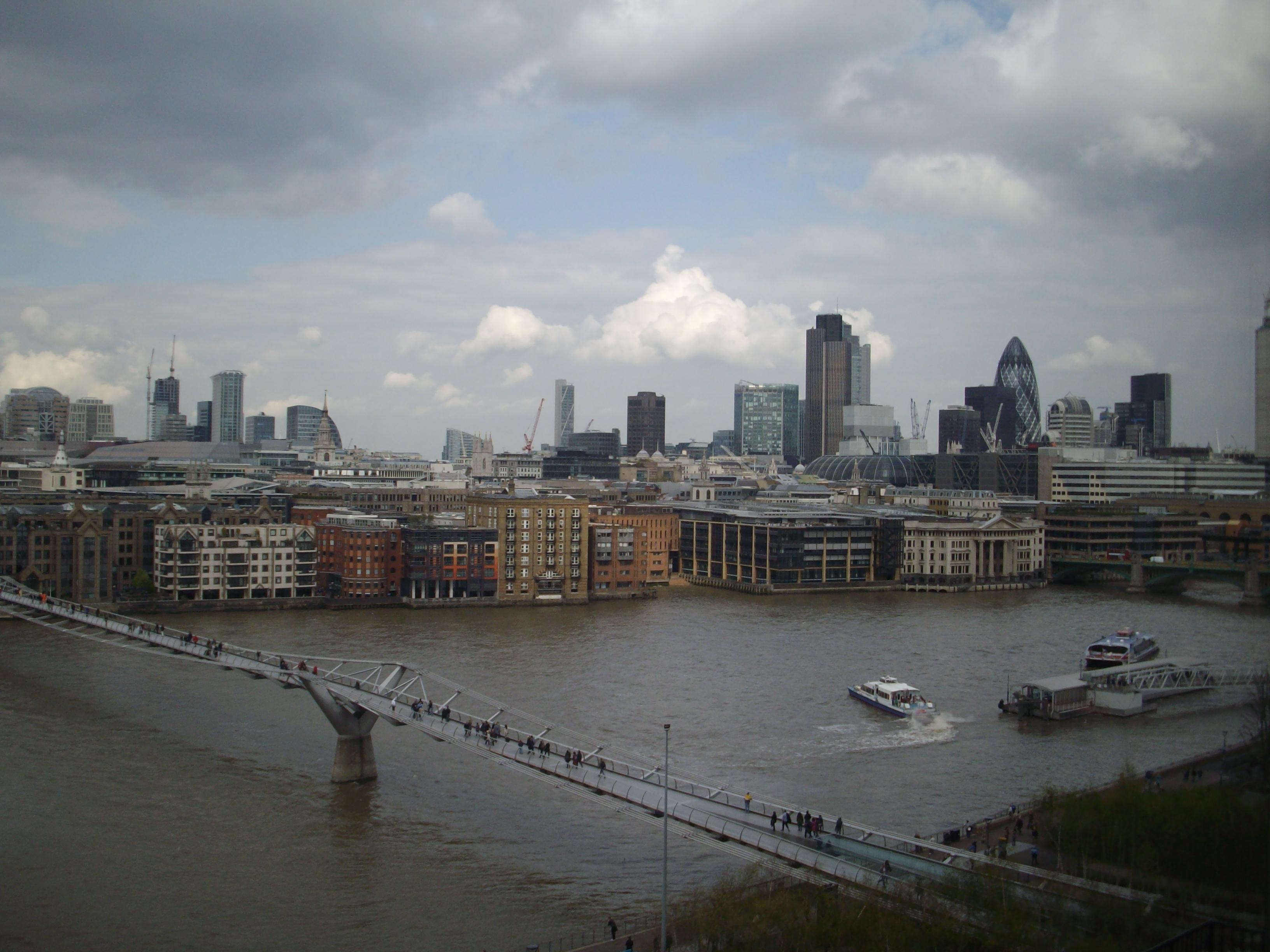 River view of London